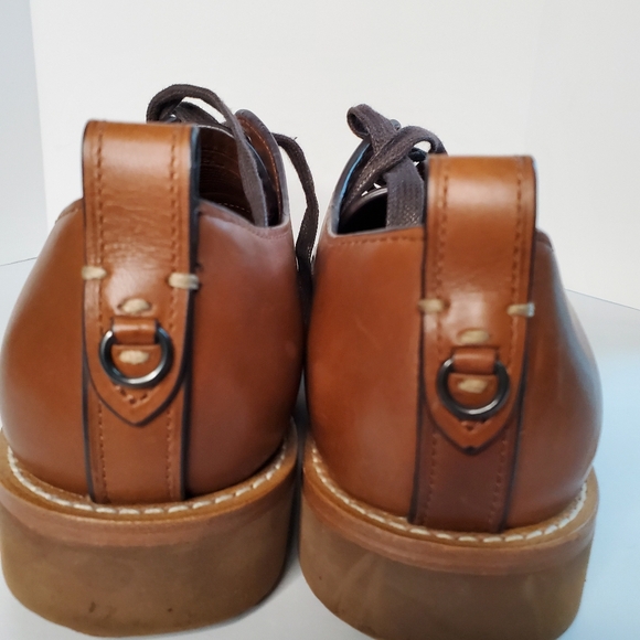 COACH Mens Derby Brown Leather, Laced Shoe, Size 9.5 - Picture 5 of 11